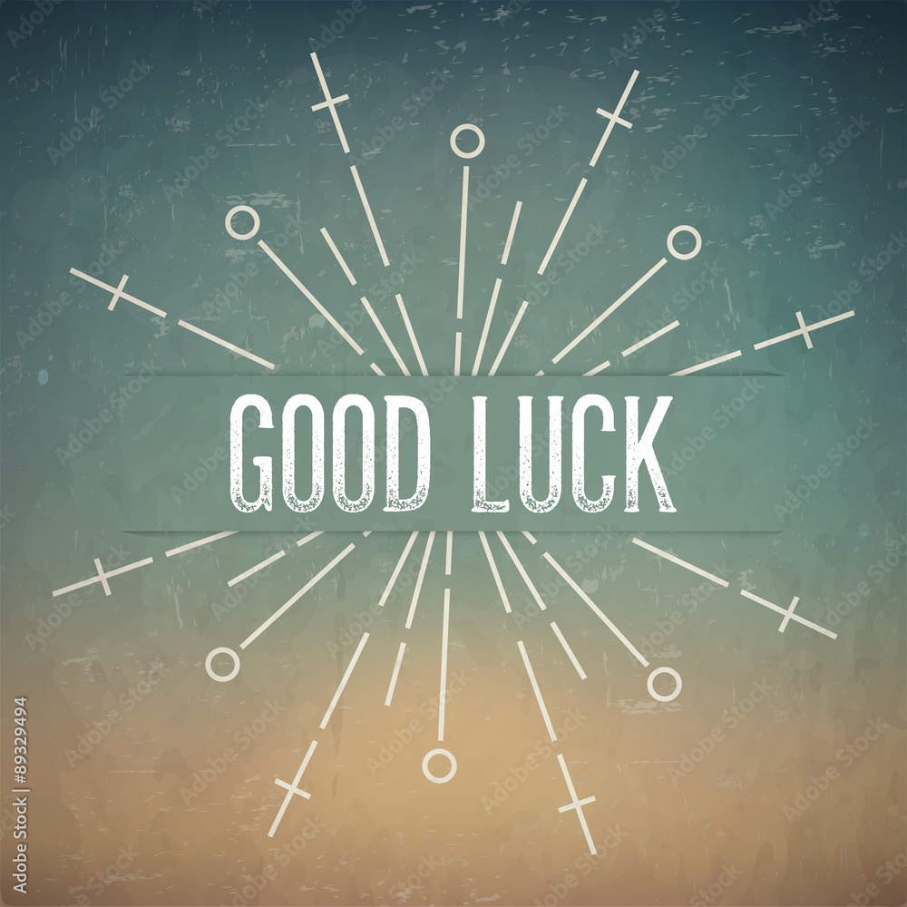 Poster abstract creative concept vector design layout with text - good