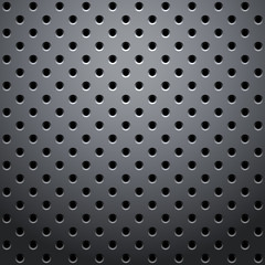 Grid with round dots