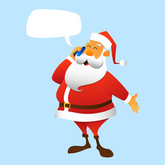 Santa Claus calls