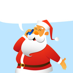 Santa Claus calls
