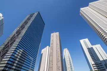 Fototapeta premium 東京新宿の高層ビル群