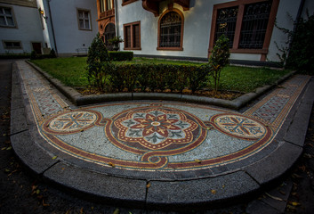 Mosaik im Schloßpark von Bad Kreuznach