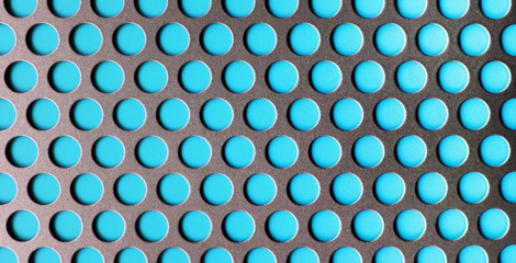 Blue Perforated Background 