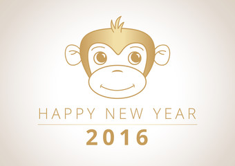 Chinese New Year of monkey 2016