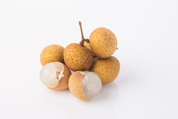 longan fruit on a background