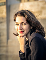 Obraz premium Young woman's portrait