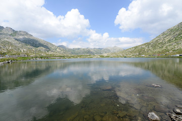 Lake at Gotthard pass