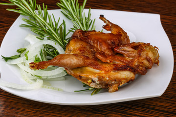 Grilled quail