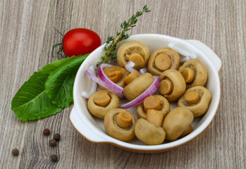 Pickled champignon