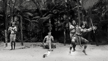 Aboriginal culture show in Queensland Australia