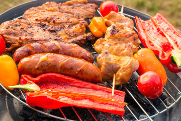 grilled sausage