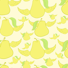 Seamless winged pears