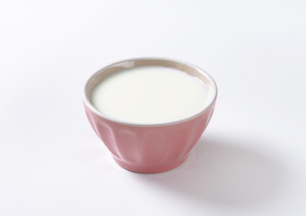 bowl of milk