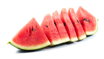 Close up red watermelon