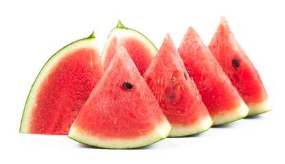 Close up red watermelon