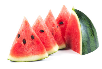 Close up red watermelon