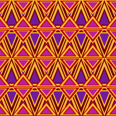 Geometric seamless colorful pattern