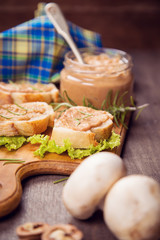 bread with pate