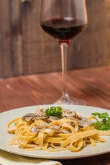 Pasta with Mushrooms