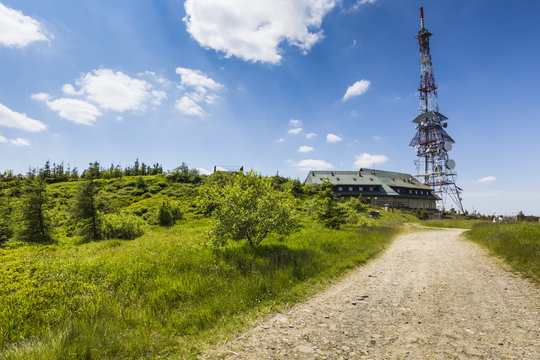Transmiter on Skrzyczne mountain in Szczyrk, Poland