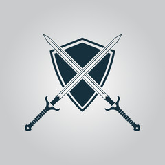 Two swords and shiel