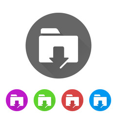 App Icon Long Shadow - 5 Colors