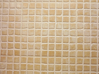 Porcelain pieces mosaic brown background pattern