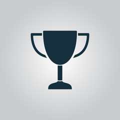 illustration of business and finance icon trophy