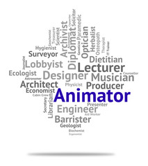 Animator Job Indicates Animators Career And Employment