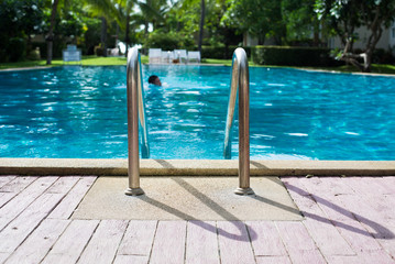 Swimming pool with stair - 89352669