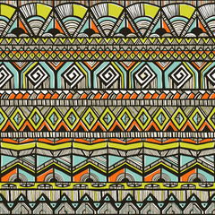 Tribal hand-drawn pattern