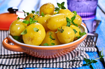 Potatoes boiled