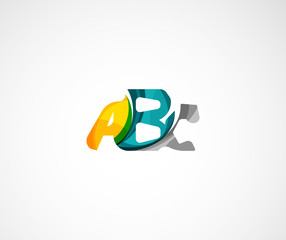 Abc company logo. Vector illustration.