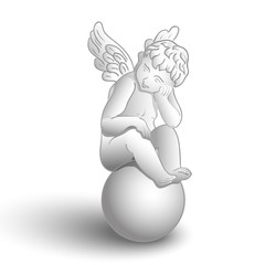 Sitting angel