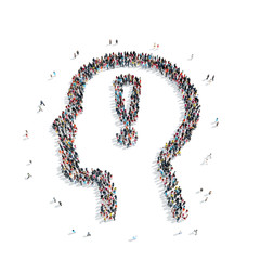 group  people  shape  man exclamation point