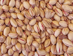 organic pistachios close up, tasty background