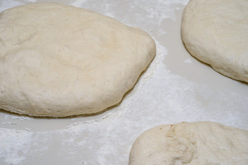 Dough for pizza