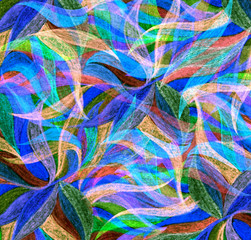 Fototapety  Abstract color pencil draw background