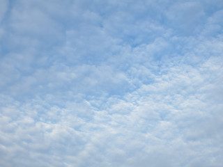 Sky with clouds white - background.