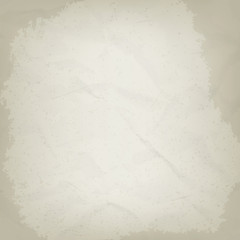 Old crumpled paper grunge background. Vector illustration