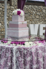 arrangement at a wedding ceremony