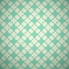 Retro mint different vector seamless patterns