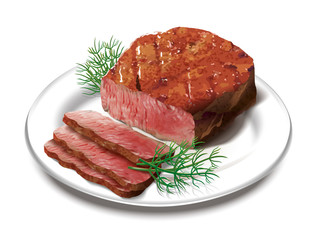 Steak illustration