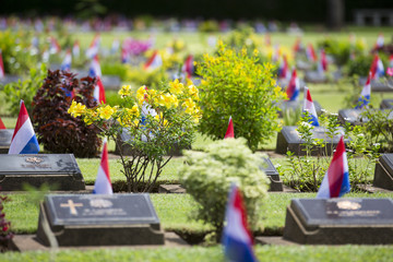 タイ、カンチャナブリの連合軍共同墓地