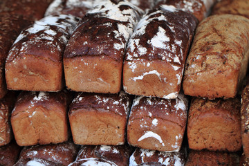 fresh bread background
