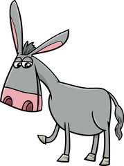 donkey farm animal cartoon