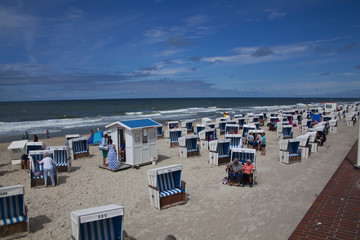 Strandkörbe auf Sylt