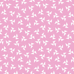 seamless hipster geometric pattern pinwheel pink