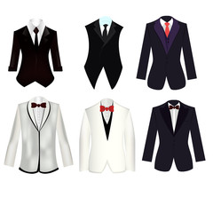 6 of suit and tuxedo set