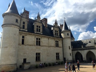 Naklejka na ściany i meble Il castello di Amboise - Loira, Francia